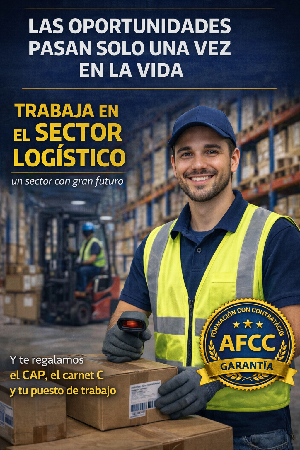 Alumna del programa de formación en sector logístico
